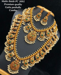 Gutta Pushallu Combo Necklace set